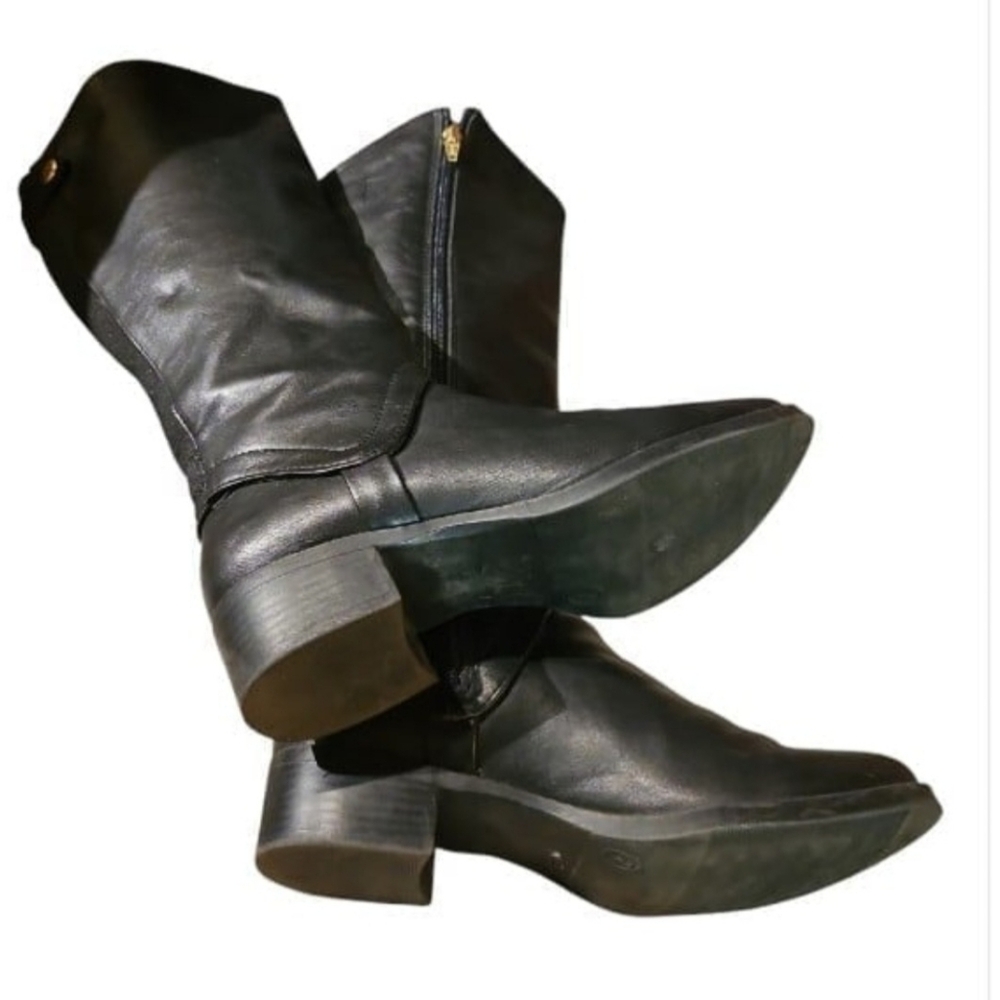 Women's Knee-High Riding Boots - Picture 6 of 11